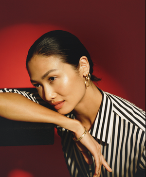 Oversized Double Oval Hoops