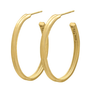 Oversized Double Oval Hoops
