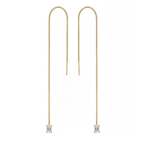 Diamond Chain Earrings