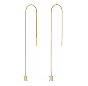Diamond Chain Earrings