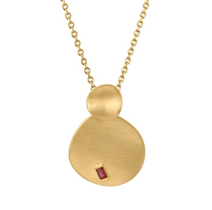 Origin Ruby Baguette Pendant