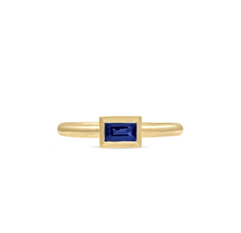 Sapphire Baguette Stack Ring