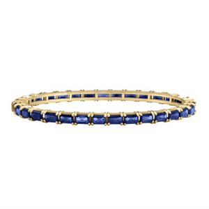 Sapphire Baguette Tennis Bracelet