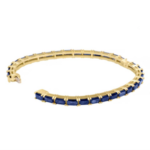 Sapphire Baguette Tennis Bracelet
