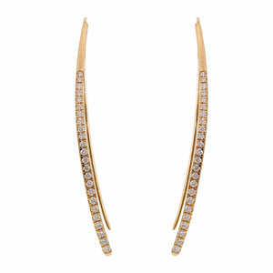 Diamond Bowed Earrings