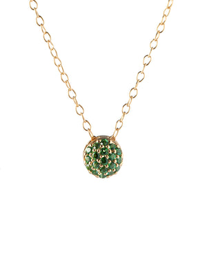 Emerald Dot Pendant