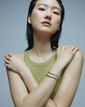 Emerald Wave Bangle