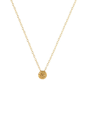 Honey Topaz Dot Pendant