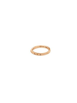 Halo Stack Ring with Champagne Diamonds