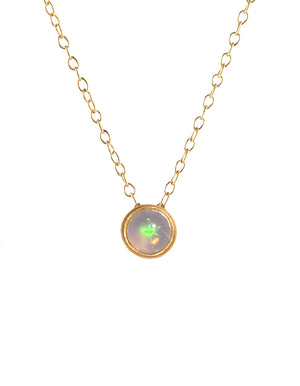 Opal Dot Pendant