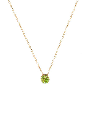 Peridot Dot Pendant