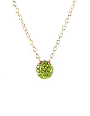 Peridot Dot Pendant