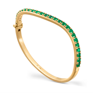 Emerald Wave Bangle
