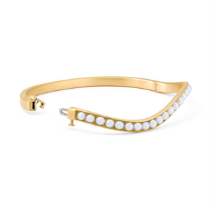 Pearl Wave Bangle