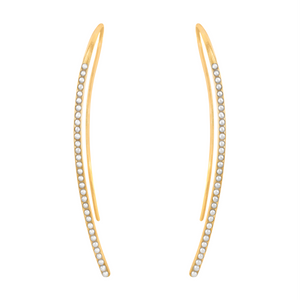 Pearl Bowed Earrings