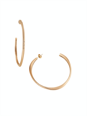 Oversized Halo Hoops with Diamonds