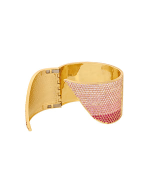 Ombre Rose Hinge Cuff