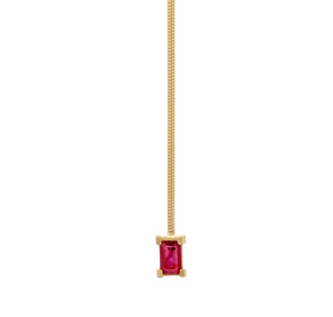 Ruby Chain Earrings