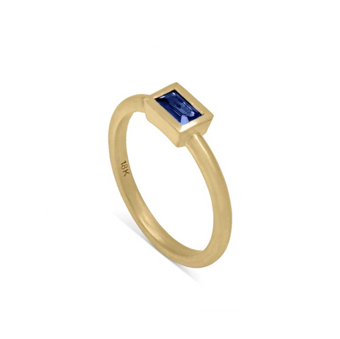 Sapphire Baguette Stack Ring