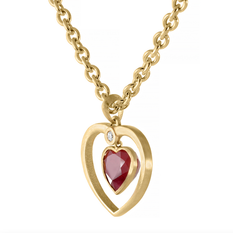 Coeur Ruby Pendant