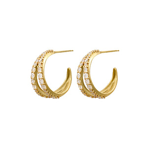 Petite Anniversary Hoops